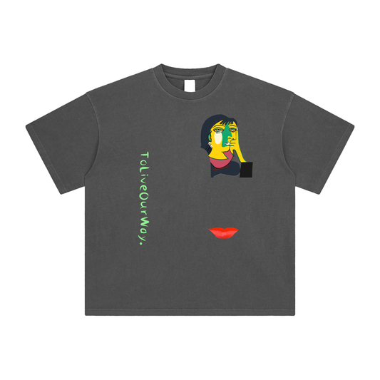 Enzyme Washed T-Shirt